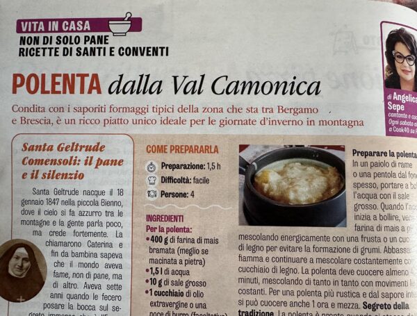 La Polenta della Val Camonica su Famiglia Cristiana